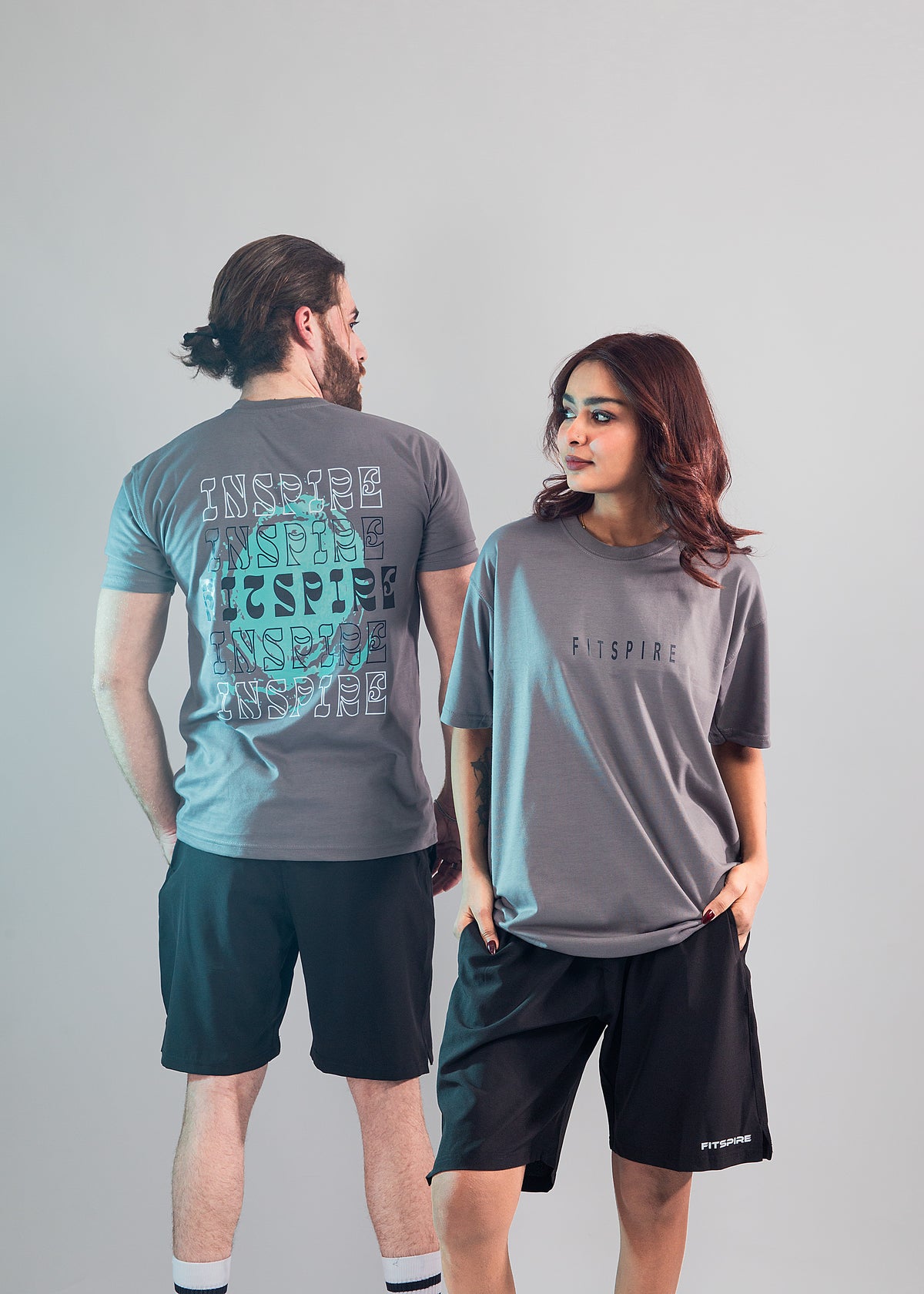 Inspire Wave Tee - Grey