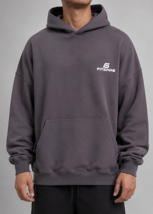 Off-Duty Hoodie Shark Grey