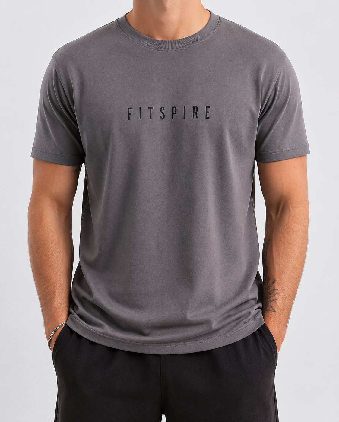 Inspire Wave Tee - Grey