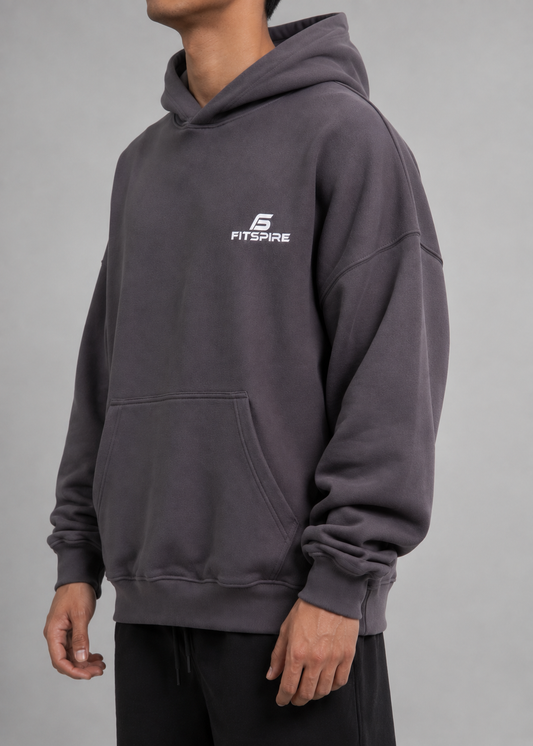 Off-Duty Hoodie Shark Grey